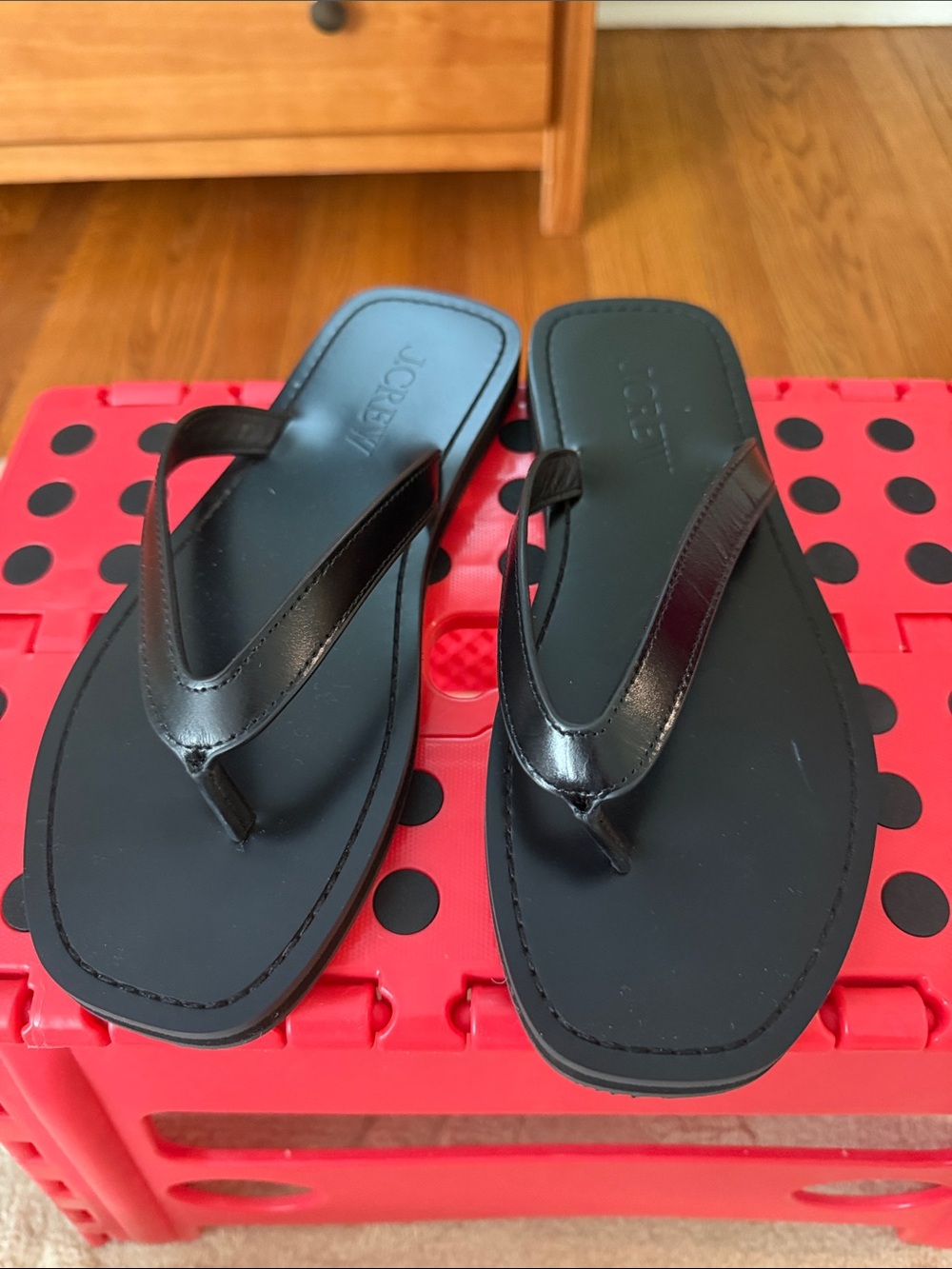J.Crew Leather Capri Flip-Flop Sandals